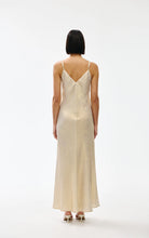 Load image into Gallery viewer, KINNEY ROU SLIP DRESS GOLD LUSTRE
