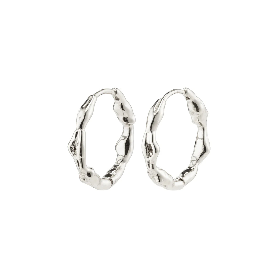 PILGRIM ZION EARRINGS SILVER