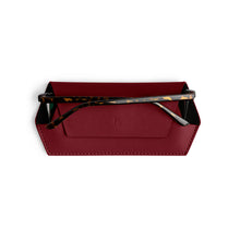 Load image into Gallery viewer, FOX &amp; LEO GLASSES CASE BURGUNDY

