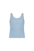 Load image into Gallery viewer, COMMONPLACE RIVIERA POINTELLE TANK SKY
