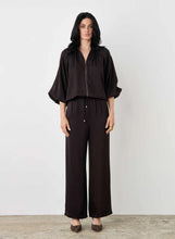 Load image into Gallery viewer, ESMAEE MERCER BOMBER JACKET DARK CHOCOLATE
