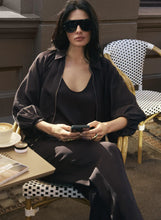 Load image into Gallery viewer, ESMAEE MERCER BOMBER JACKET DARK CHOCOLATE
