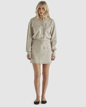 Load image into Gallery viewer, SASS BALDWIN KNIT SKIRT OATMEAL CREAM
