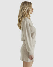 Load image into Gallery viewer, SASS BALDWIN KNIT SKIRT OATMEAL CREAM
