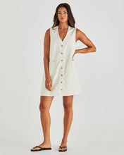Load image into Gallery viewer, SASS SABINE DENIM VEST DRESS PARCHMENT
