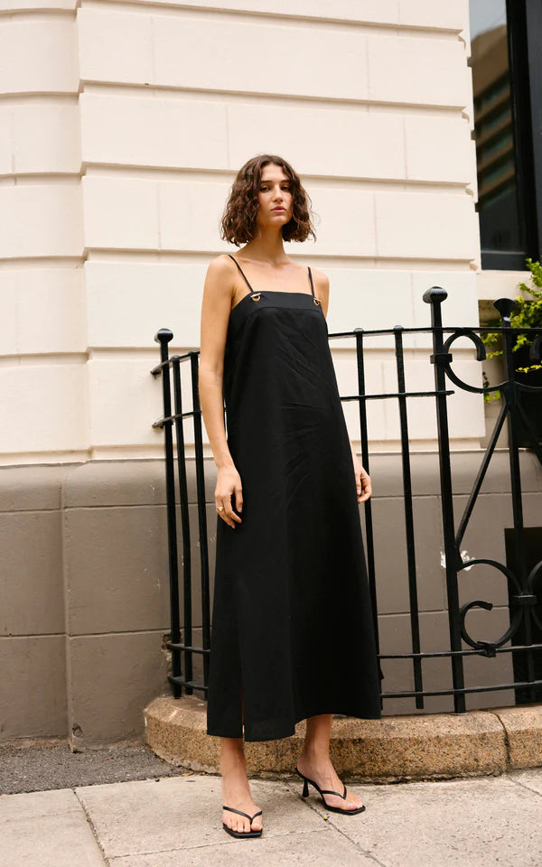 KINNEY CALI DRESS BLACK