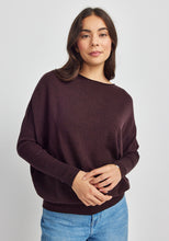 Load image into Gallery viewer, UNTOUCHED WORLD MIRA SWEATER NOIRBERRY
