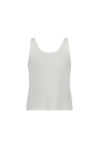 COMMONPLACE RIVIERA POINTELLE TANK CREAM