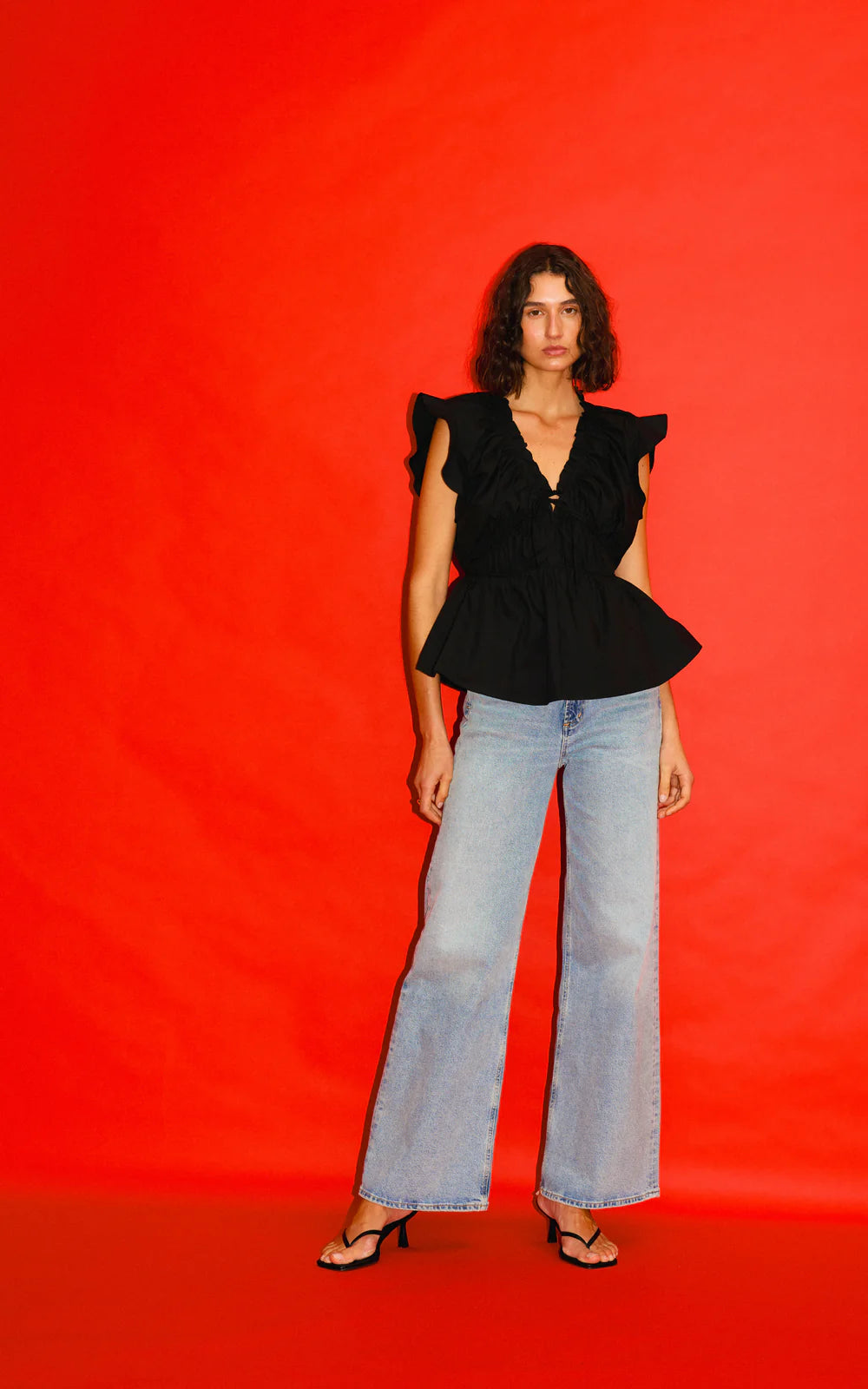 KINNEY BOBBIE TOP BLACK