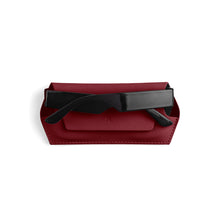Load image into Gallery viewer, FOX &amp; LEO GLASSES CASE BURGUNDY
