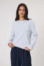 Load image into Gallery viewer, MARLOW UNO STRIPE LS POWDER STRIPE
