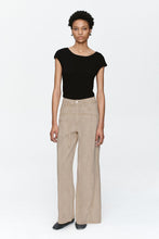 Load image into Gallery viewer, MARLE TIE CURVE SEAM JEAN CHAI
