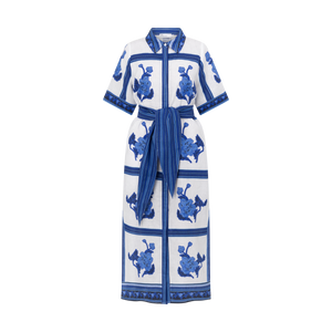 ZOE KRATZMANN ROAM DRESS AZURE COLLAGE