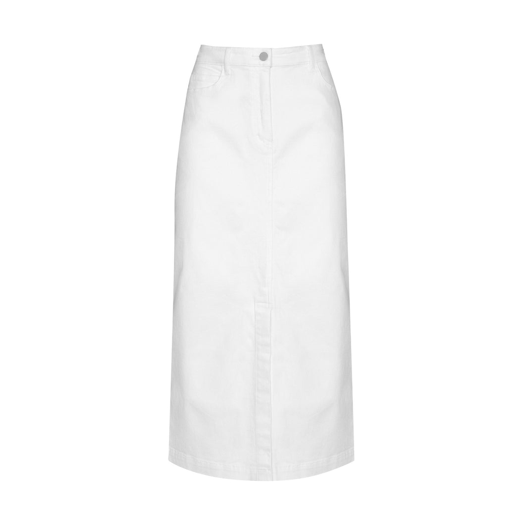 ZOE KRATZMANN MERIDIAN SKIRT PORCELAIN DENIM