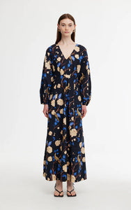 KINNEY MEGAN DRESS NIGHT GARDEN