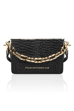 Load image into Gallery viewer, LITTLE TROUBLE BAG MATTE BLACK/GOLD
