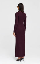 Load image into Gallery viewer, KINNEY CELESTE KNIT DRESS CHOC MARLE
