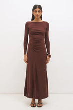 Load image into Gallery viewer, MØN RENN MILO DRESS CACAO
