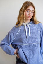 Load image into Gallery viewer, COMMONPLACE PRINCE PULLOVER NAVY CHECK
