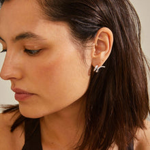 Load image into Gallery viewer, PILGRIM NADINE RECYCLED EARRINGS SILVER
