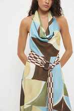 Load image into Gallery viewer, MON RENN ESSENCE DRESS ABSTRACT PAINTERLY
