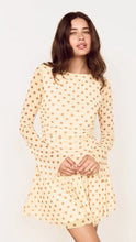 Load image into Gallery viewer, MINK PINK SOLEIL DROP WAIST MINI DRESS BUTTER SPOT
