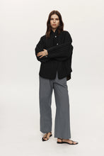 Load image into Gallery viewer, MARLE AGNES JACKET BLACK/CHOCOLATE
