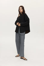 Load image into Gallery viewer, MARLE AGNES JACKET BLACK/CHOCOLATE
