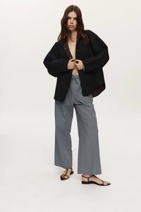 MARLE AGNES JACKET BLACK/CHOCOLATE