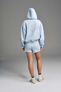 PE NATION OUTPUT HOODIE DUSTY BLUE