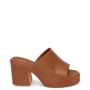 KATHRYN WILSON ROMAN MULE TAN CALF