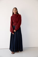 Load image into Gallery viewer, MOS THE LABEL VIVIENNE KNIT JUMPER CRANBERRY
