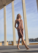 Load image into Gallery viewer, ESMAEE MARSEILLE VEST TOP ESPRESSO

