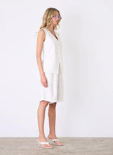 Load image into Gallery viewer, ESMAEE MARSEILLE VEST TOP WHITE
