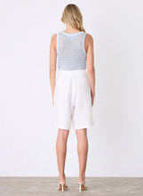 Load image into Gallery viewer, ESMAEE HARBOUR KNIT TANK ICE BLUE
