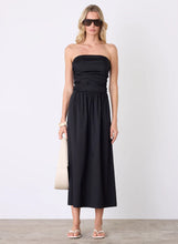 Load image into Gallery viewer, ESMAEE POPSICLE BANDEAU DRESS BLACK
