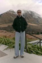 Load image into Gallery viewer, KAREN WALKER RUNAWAY SCRAWL CROPPED OVERSIZED HOODIE BLACK
