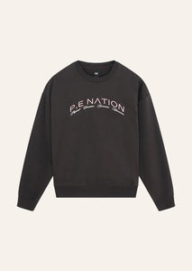P.E NATION VOLUME SWEAT WASHED LICORICE