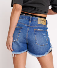 Load image into Gallery viewer, ONE TEASPOON BAY BLUE OUTLAWS DENIM SHORT
