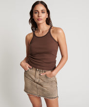 Load image into Gallery viewer, ONE TEASPOON COCOA RIBBED TANK TOP

