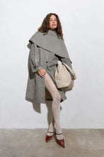 Load image into Gallery viewer, COMMONPLACE LADY GINGHAM TRENCH BLACK/WHITE
