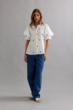 Load image into Gallery viewer, CAITLIN CRISP SOHO BLOUSE BLUEBELL VOILE
