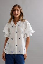 Load image into Gallery viewer, CAITLIN CRISP SOHO BLOUSE BLUEBELL VOILE
