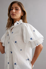 Load image into Gallery viewer, CAITLIN CRISP SOHO BLOUSE BLUEBELL VOILE
