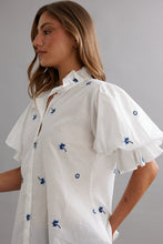 Load image into Gallery viewer, CAITLIN CRISP SOHO BLOUSE BLUEBELL VOILE
