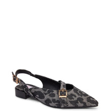 Load image into Gallery viewer, KATHRYN WILSON CHELSEA SLINGBACK BLACK DENIM

