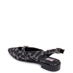 KATHRYN WILSON CHELSEA SLINGBACK BLACK DENIM