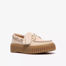 Load image into Gallery viewer, CLARKS TORHILL BOAT CREAM NUBUCK
