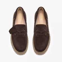 Load image into Gallery viewer, CLARKS TORHILL BOAT DARK BROWN SUEDE
