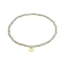 Load image into Gallery viewer, GOLD INDIE BRACELET BLUE
